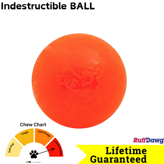 Tough dog ball